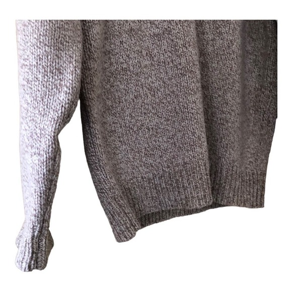 L.L.Bean Classic Ragg Wool Sweater Henley Long Sleeve Natural Men's M Tall - Picture 6 of 7